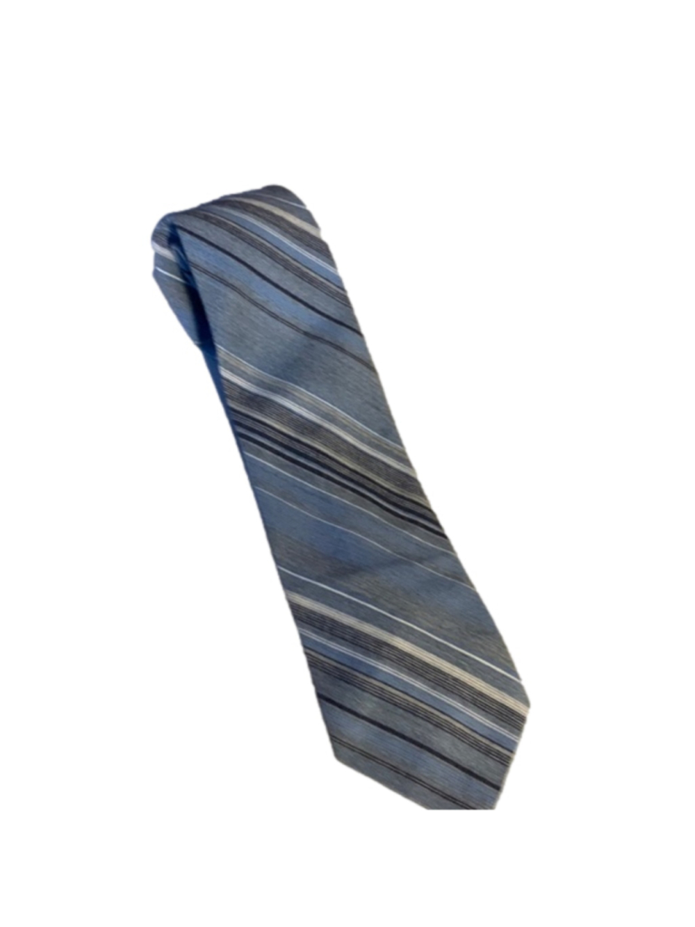 Vintage Currie Canada blue striped tie